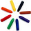 Major Brushes Assorted Chubby Wax Crayons - Pack of 40 4
