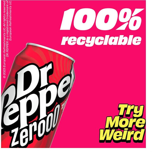 Dr Pepper Dr Pepper Zero 8 x 330ml 2