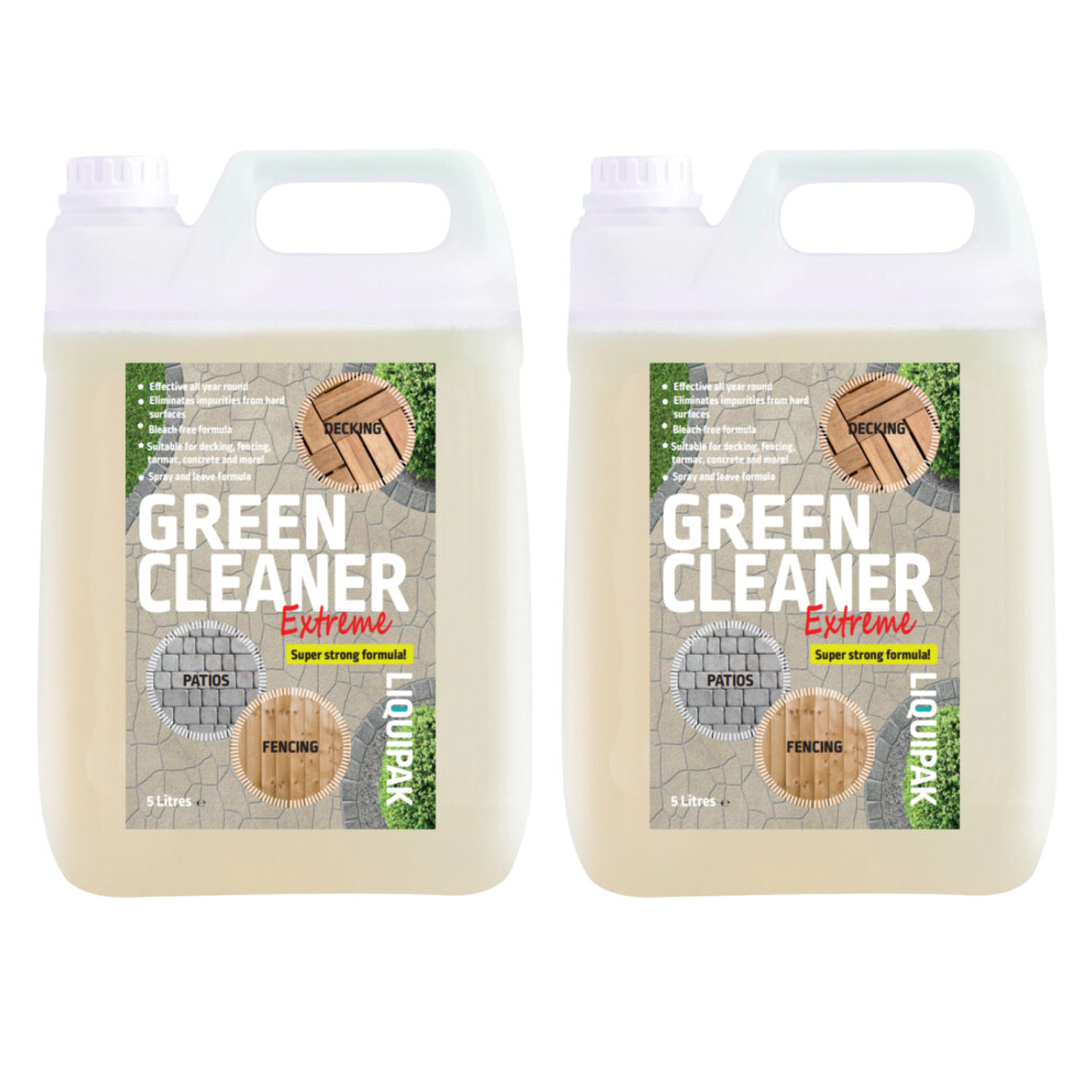 (2x5 litres) Green Cleaner Extreme Outdoor Patio & Path Cleaner