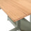 Seconique Santos Folding Drop Leaf Butterfly Dining Table Set 4 Chairs Sage Green & Distressed Wax Pine 14