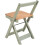Seconique Santos Folding Drop Leaf Butterfly Dining Table Set 4 Chairs Sage Green & Distressed Wax Pine 17