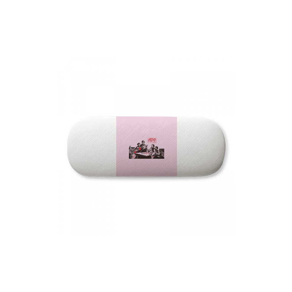 Diythinker Red China Education Propaganda Professor Glasses Case Eyeglasses Hard Shell Storage Spectacle Box