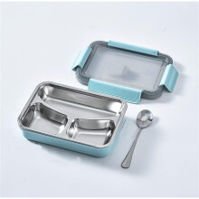 304 Stainless Steel Thermal Lunch Box With Spoon Leak Proof Tableware For Kids Bento Box Thermos Container For Hot Food