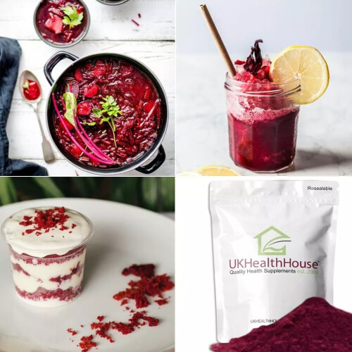 Raw Beetroot Powder 100g, Non-GMO, High Quality Superfood 2