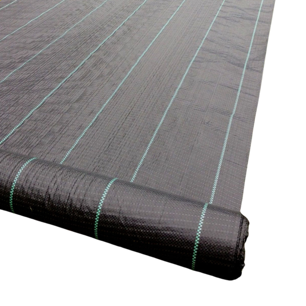 Yuzet (Pack Of 200 Pegs) Weed Control Fabric Ground Cover Membrane Garden Mat Landscape Heavy Duty