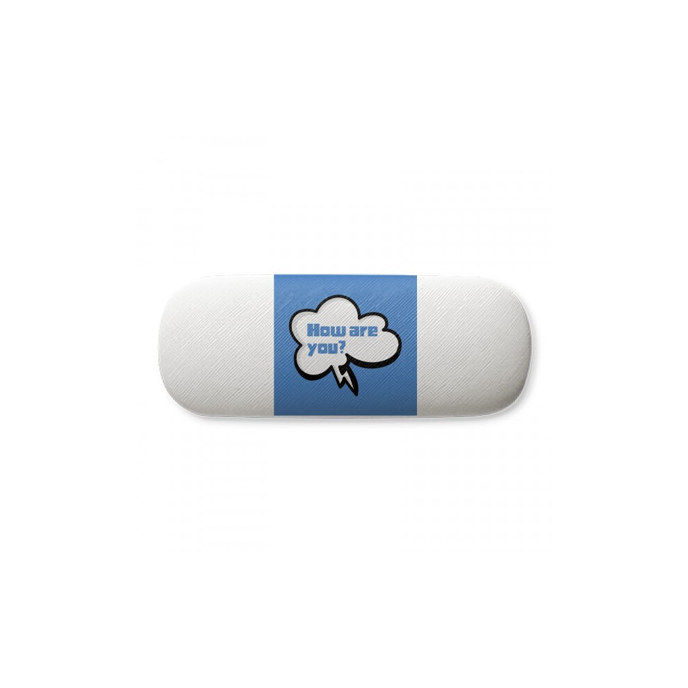 Diythinker Daily Language Chat Care Greetings Glasses Case Eyeglasses Hard Shell Storage Spectacle Box