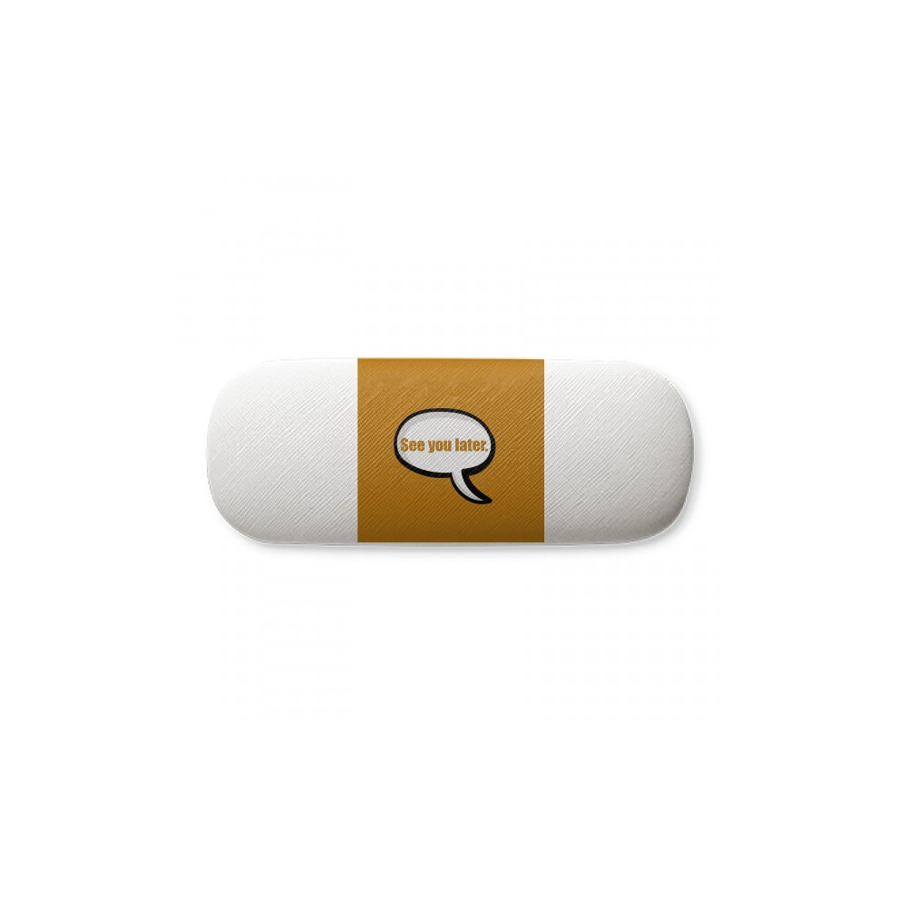 Diythinker Daily Language Chat Happy Greetings Glasses Case Eyeglasses Hard Shell Storage Spectacle Box