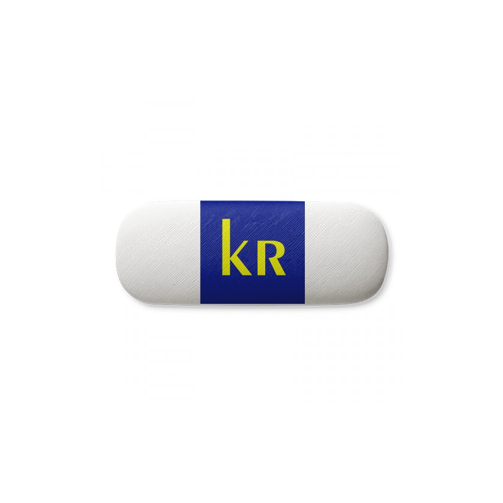 Diythinker Denmark Currency Symbol Kr Glasses Case Eyeglasses Hard Shell Storage Spectacle Box