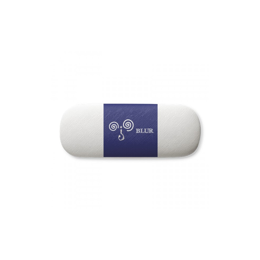 Diythinker Blue Dizzy Emotion Question Mark Glasses Case Eyeglasses Hard Shell Storage Spectacle Box