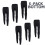 (Black Bottom - 6 Pack, S) Men Thermal Underwear Long Johns Top Bottom 6 Pack 1