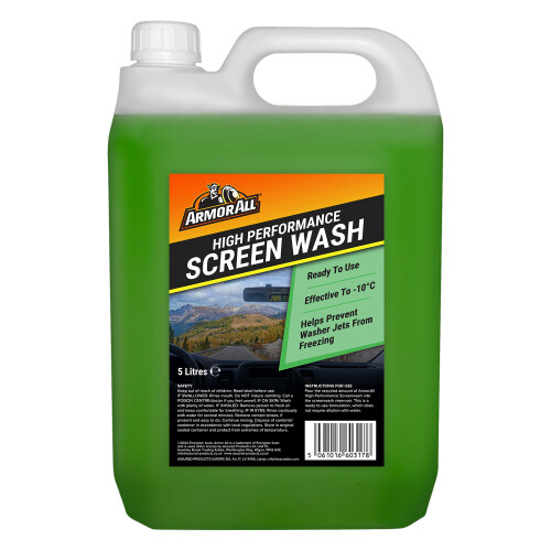 (1 x 5L) Armor All High Performance Screenwash 5L (Green)