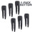 (Charcoal Bottom - 6 Pack, M) Men Thermal Underwear Long Johns Top Bottom 6 Pack 1