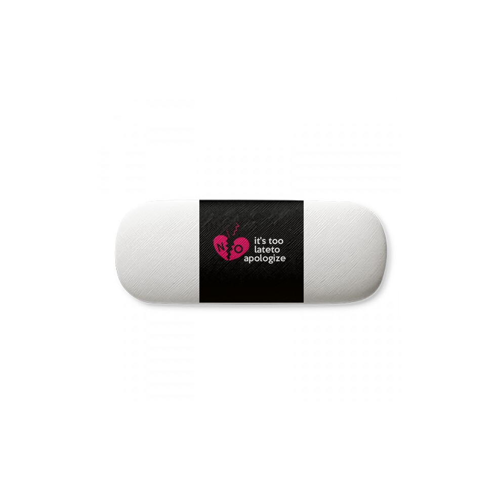 Diythinker English Classic Emotional Lyrics Apologize Glasses Case Eyeglasses Hard Shell Storage Spectacle Box