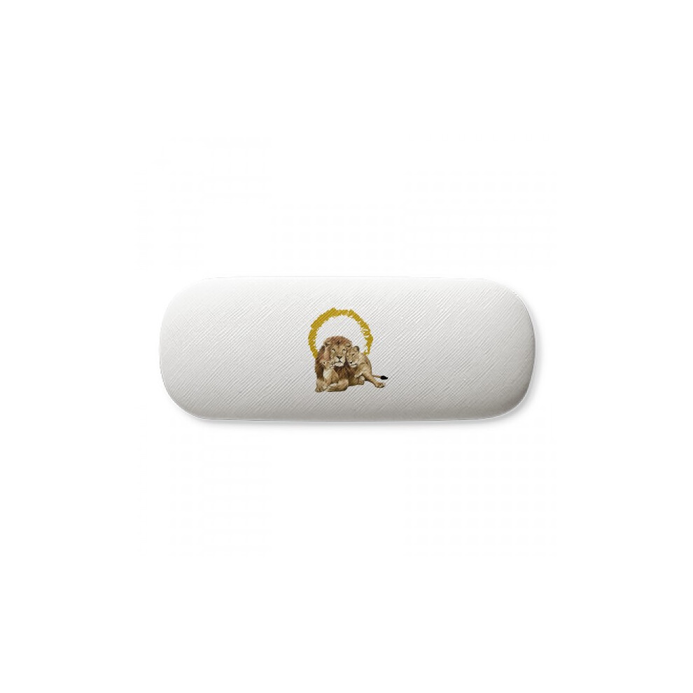 Diythinker Feline Lions Ferocious Glasses Case Eyeglasses Hard Shell Storage Spectacle Box