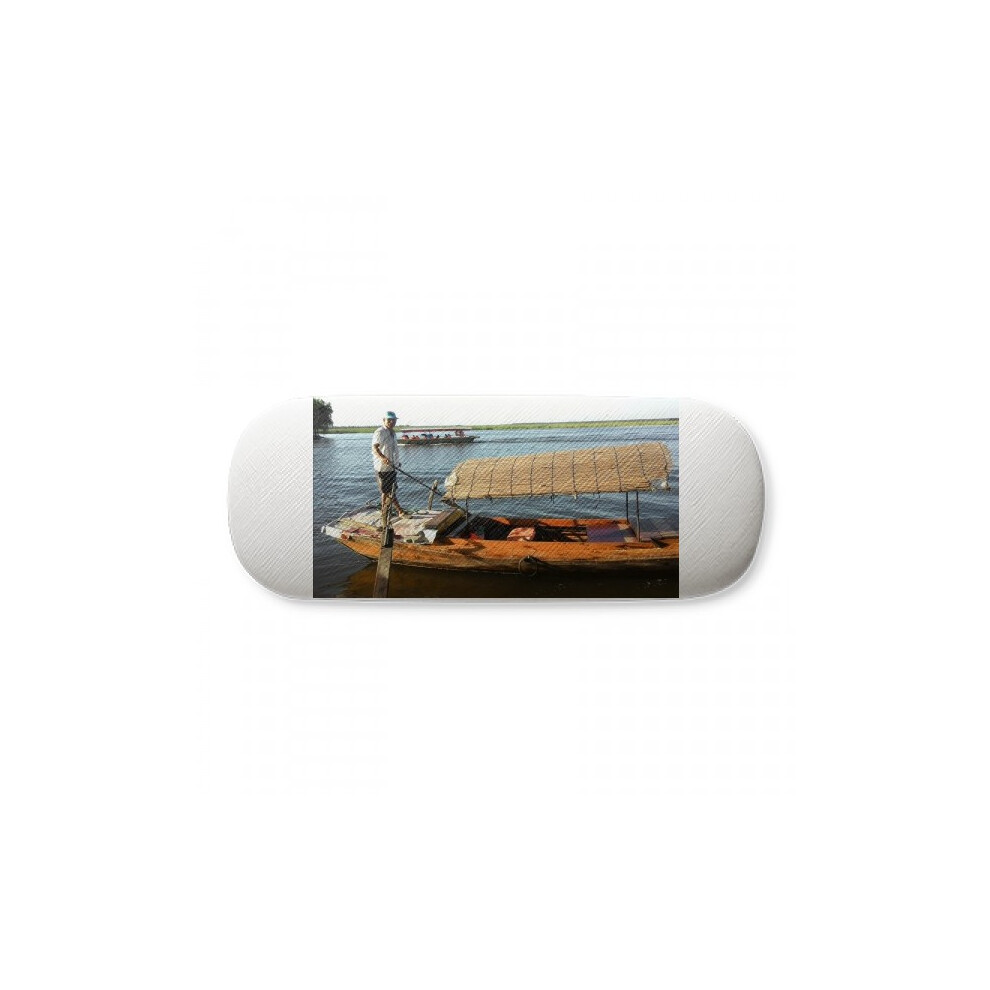 Diythinker Fisherman Art Deco Fashion Glasses Case Eyeglasses Hard Shell Storage Spectacle Box
