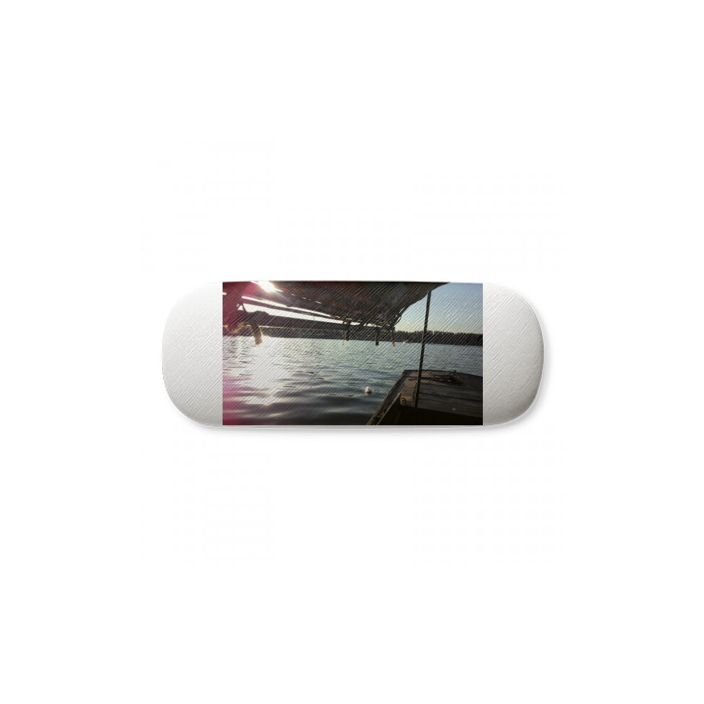 Diythinker Light Fisherman Art Deco Fashion Glasses Case Eyeglasses Hard Shell Storage Spectacle Box
