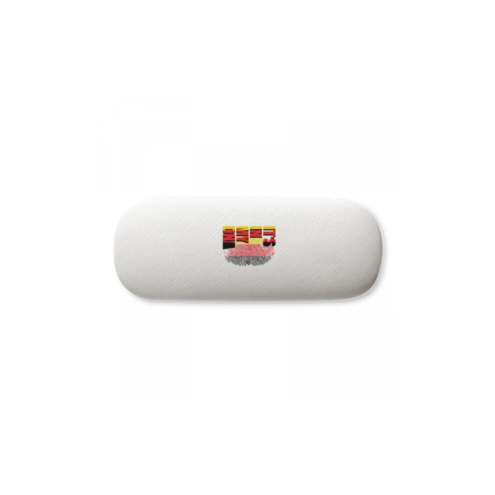 Diythinker German Flag Fingerprint Gene Glasses Case Eyeglasses Hard Shell Storage Spectacle Box