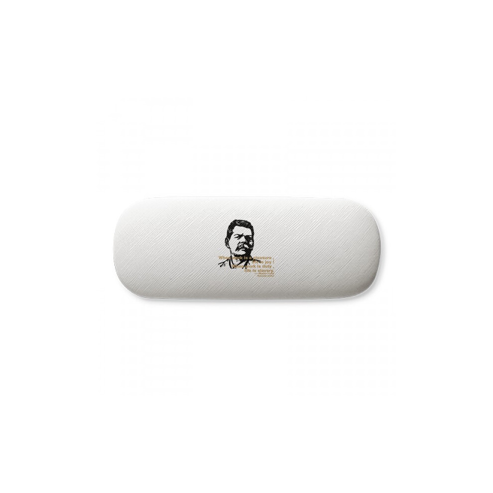 Diythinker Gorky Russian Writer Spirit Glasses Case Eyeglasses Hard Shell Storage Spectacle Box