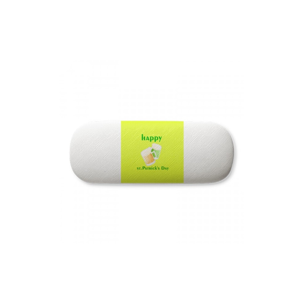 Diythinker Green Beer Toast Celebrates Ireland Glasses Case Eyeglasses Hard Shell Storage Spectacle Box