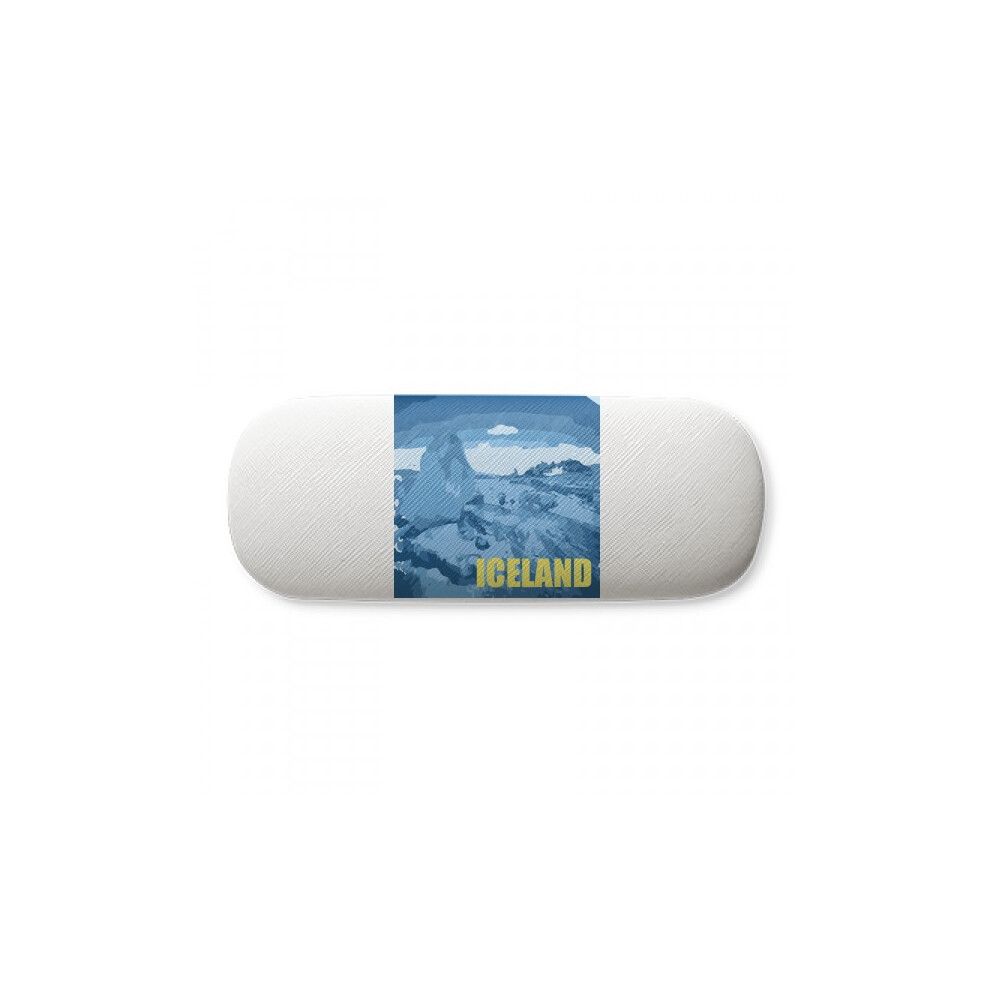 Diythinker Greenland Islands Sea Art Deco Fashion Glasses Case Eyeglasses Hard Shell Storage Spectacle Box