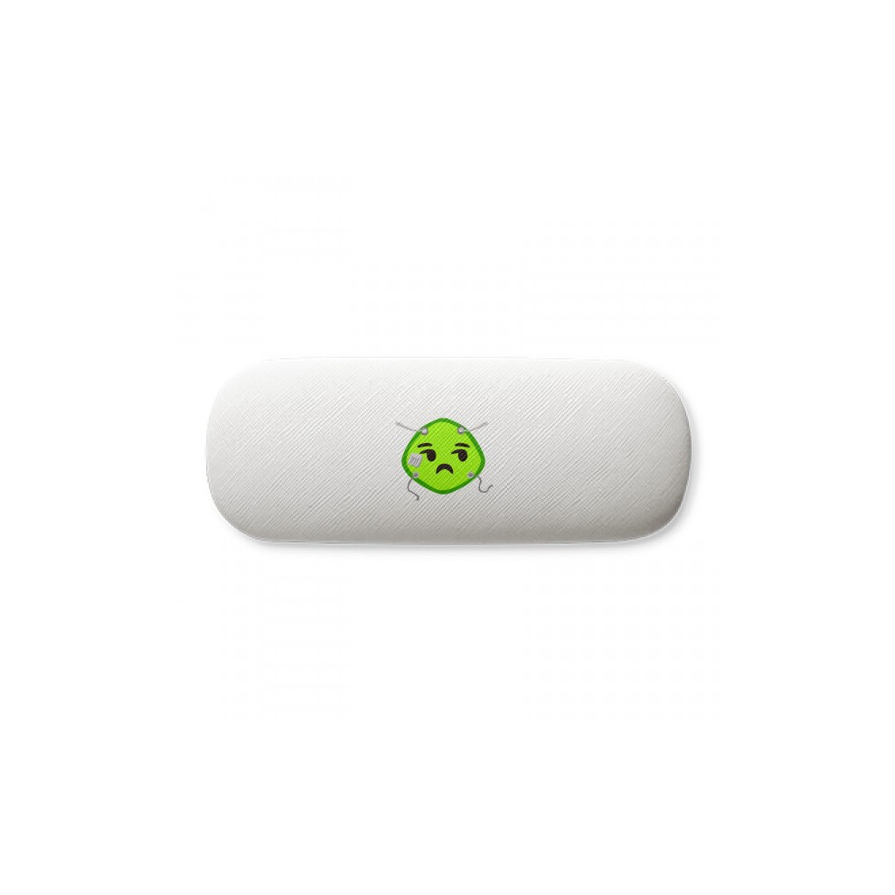 Diythinker Green Squint Smail Head Expression Glasses Case Eyeglasses Hard Shell Storage Spectacle Box