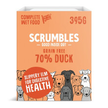 Scrumbles Complete Wet Dog Food Duck Grain Free 395g