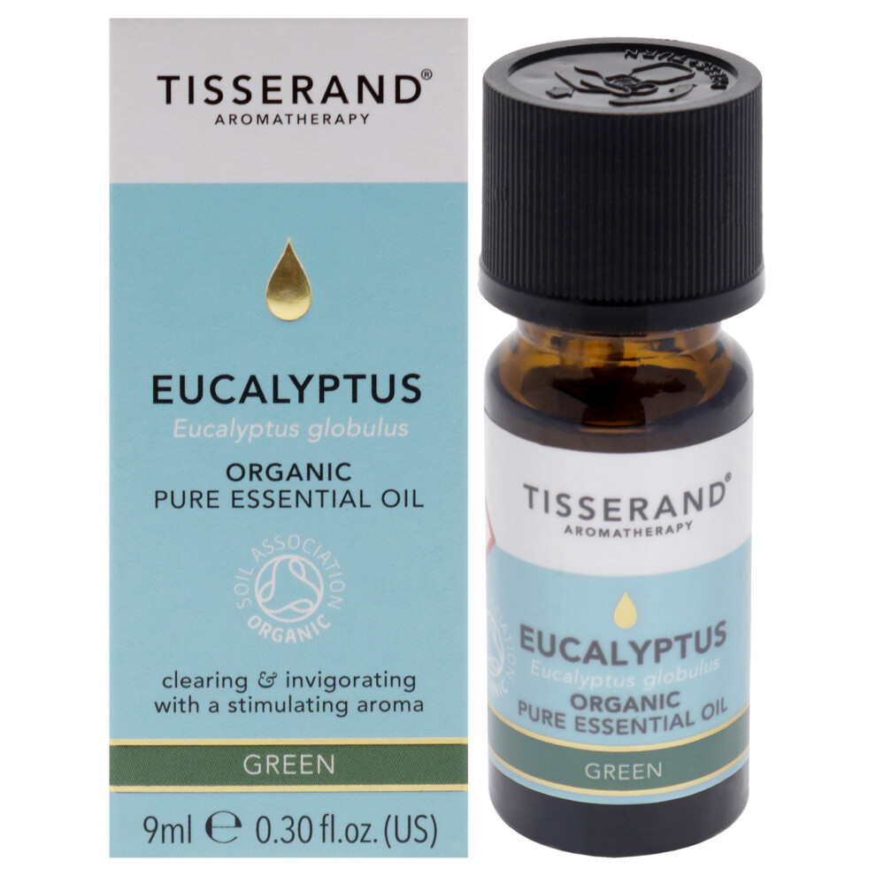 Tisserand Aromatherapy Organic Pure Essential Oil - Eucalyptus By Tisserand For Unisex - 0.30