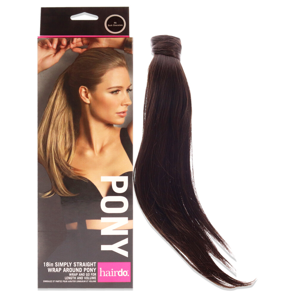Hairdo Simply Straight Pony - R6 Dark Chocolate By For Women - 18 Inch
