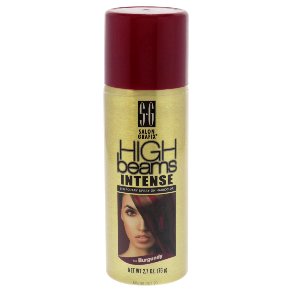 Salon Grafix Red High Beams Intense Temporary Spray - 40 Burgundy By For Unisex - 2.7 Oz Hair Color