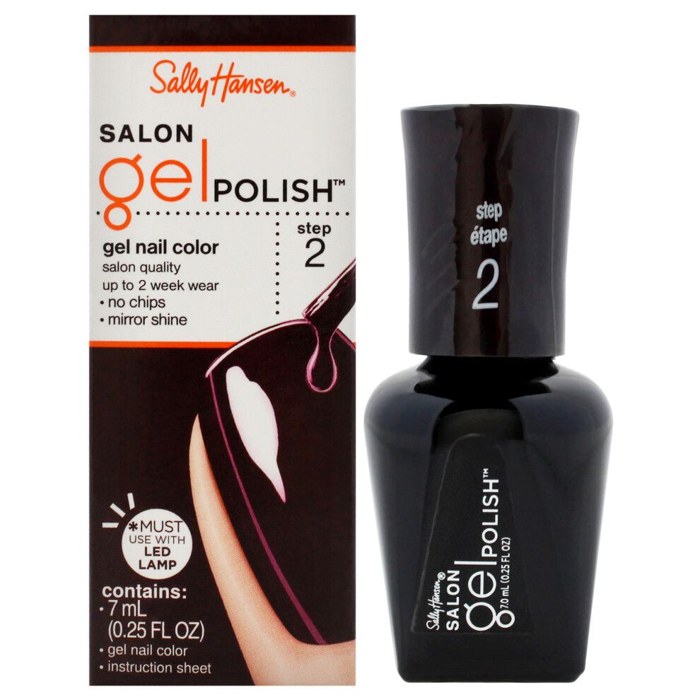 Salon Gel Polish - 260 Pat On The Black by Sally Hansen for Women - 0.