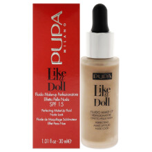 Like A Doll Perfecting Make-Up Fluid Nude Look Foundation SPF 15 - 050 Sand van Pupa Milano voor dames - 1.01 oz Foundation