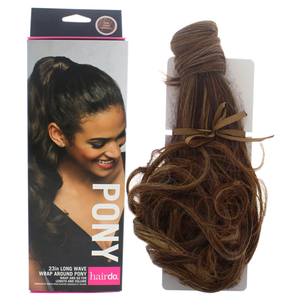 Frisyr Wave Wrap Around Pony - R29s Glazed Strawberry By Hairdo For Women - 23 Inch Hair Extension