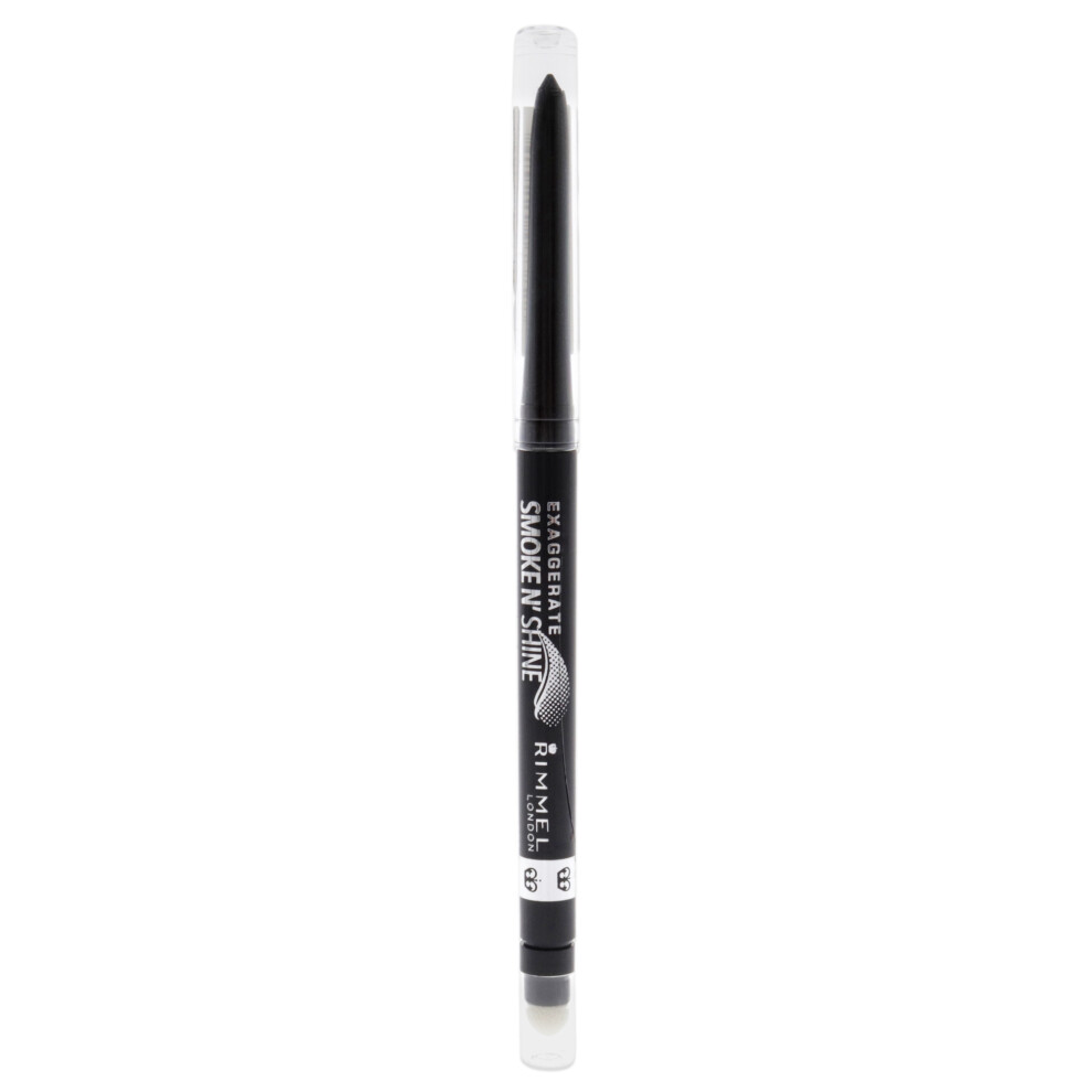 Exaggerate Smoke N Shine Gel Eyeliner- 001 Little Black Smokey by Rimm