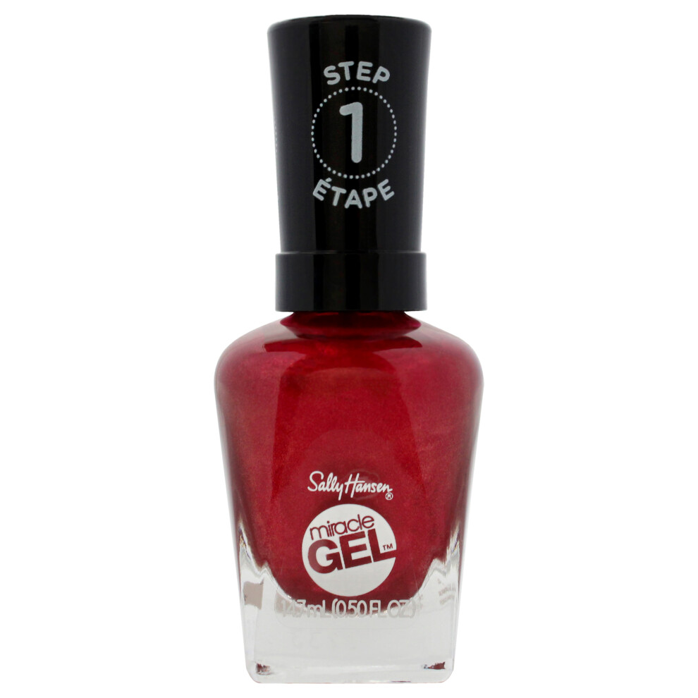 Miracle Gel - 469 Bordeaux Glow by Sally Hansen for Women - 0.5 oz Nai