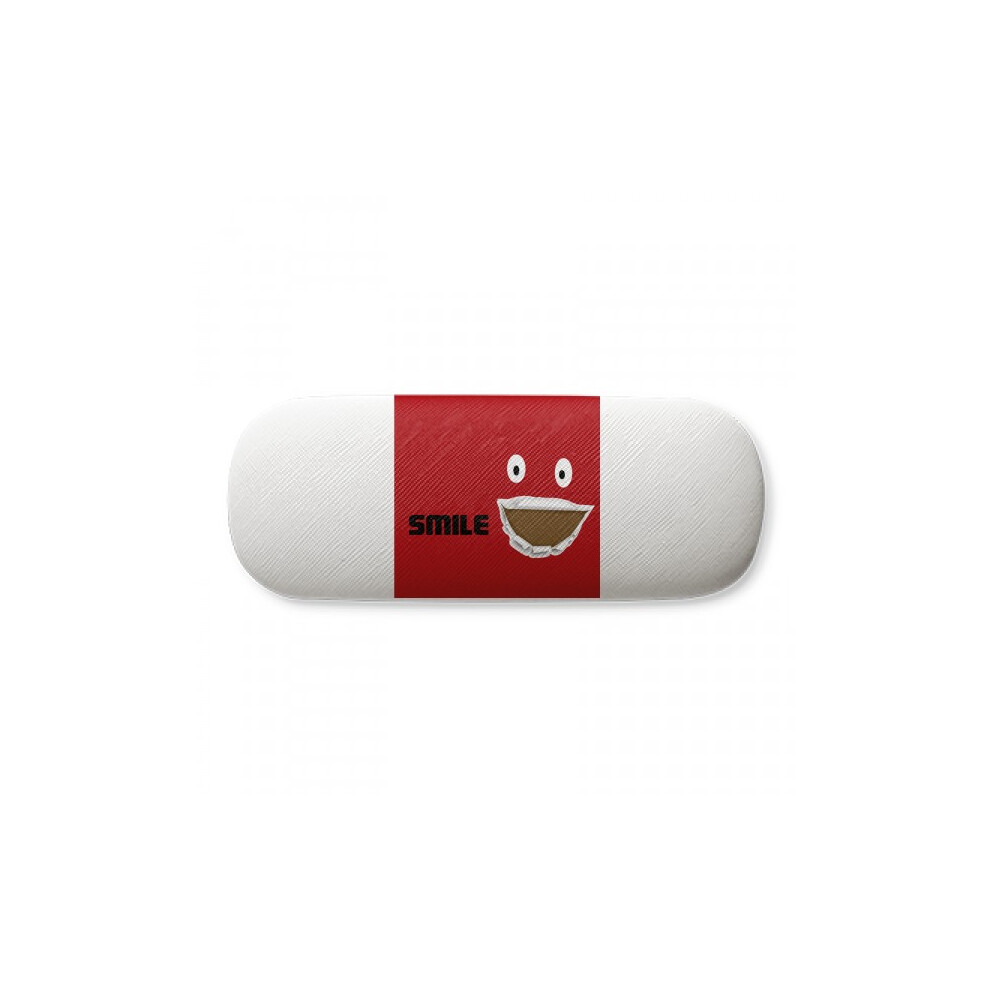 Diythinker Red Happy Emotion Sle Wide Glasses Case Eyeglasses Hard Shell Storage Spectacle Box