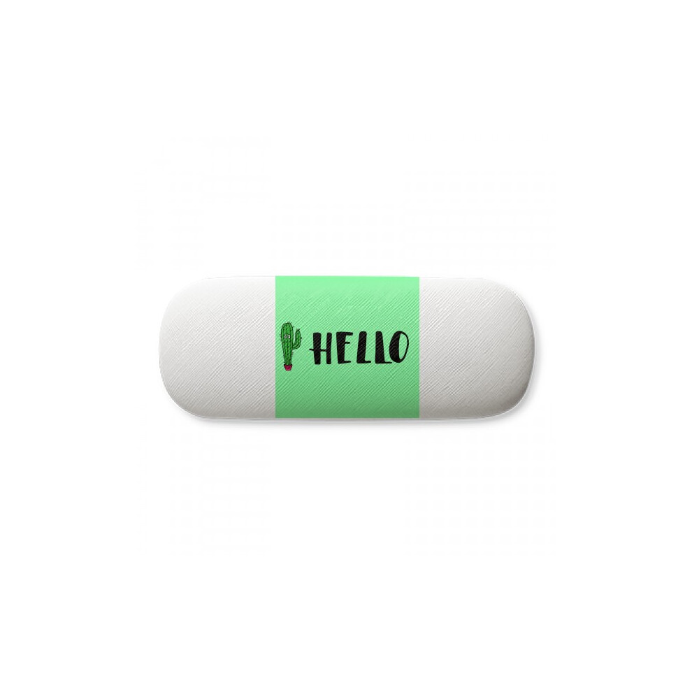 Diythinker Hello Cactus Art Deco Fashion Glasses Case Eyeglasses Hard Shell Storage Spectacle Box