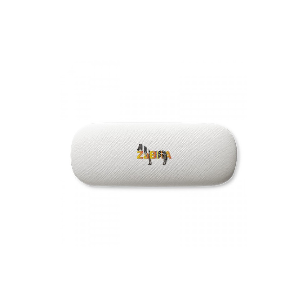 Diythinker Black/White Horse Stripe Grassland Glasses Case Eyeglasses Hard Shell Storage Spectacle Box