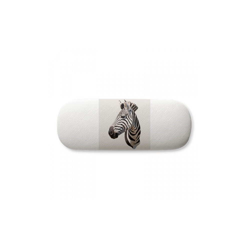 Diythinker Black/White Horse Stripes Africa Glasses Case Eyeglasses Hard Shell Storage Spectacle Box
