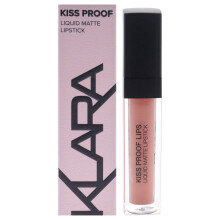 Klara Cosmetics Kiss Proof Läppstift 21 Naughty Nude Flytande Matt Läppstift Långvarig Fullfärg Pigment