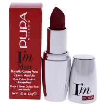 Pupa I Am Matt Pure Colour Lipstick - 072 Velvet Ruby Milano för kvinnor - 0.123 oz läppstift