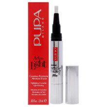 PUPA Milano Active Light Highlighter Concealer - Vermindert Vermoeidheid - Geeft Een Frisse, Stralende Teint - Ideaal Voor Iedereen