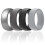 Silicone Wedding Ring - Black-Camo by ROQ for Men - 8 mm Ring 2