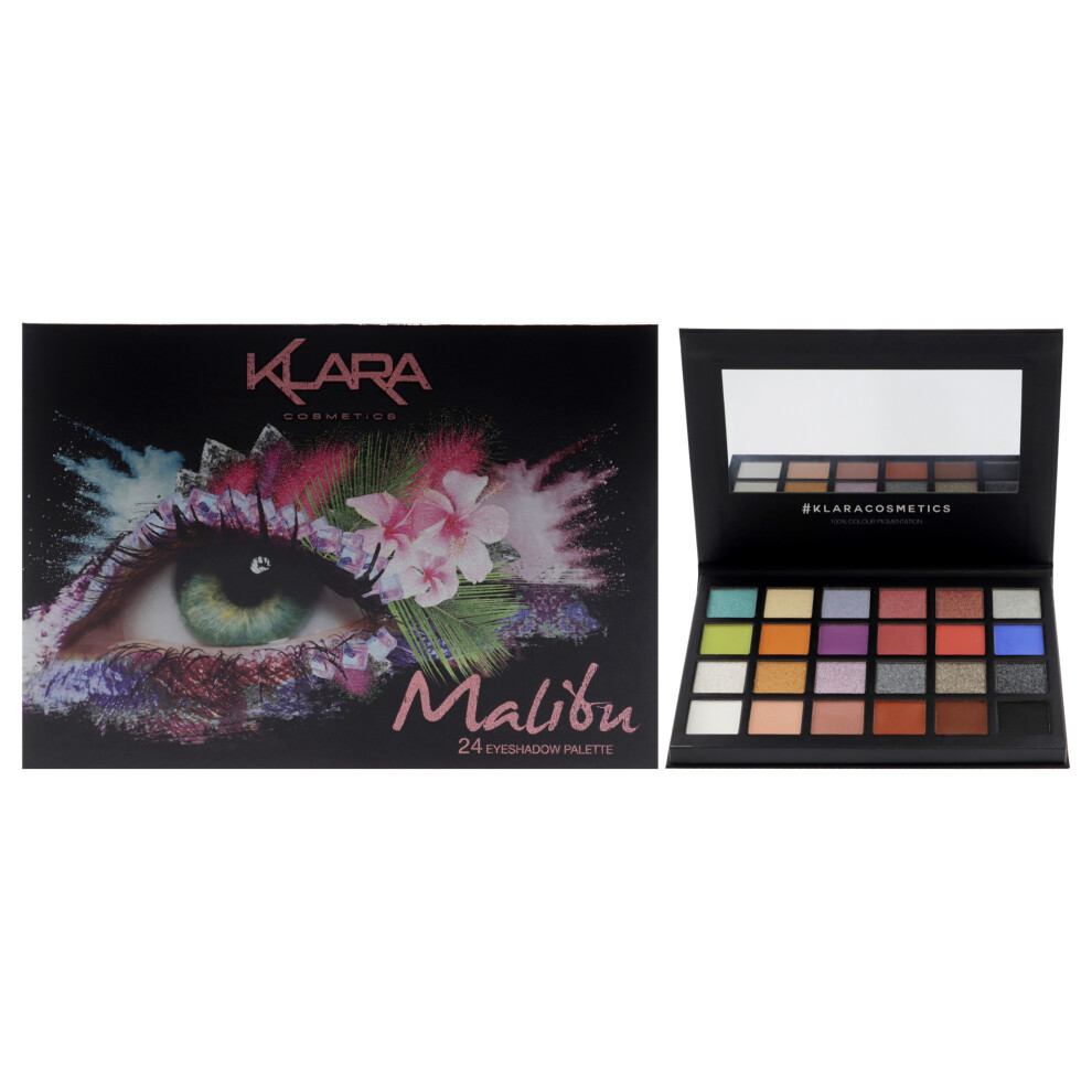 Klara 24 Eyeshadow Palette - Malibu By For Women - 1.68 Oz Eye Shadow