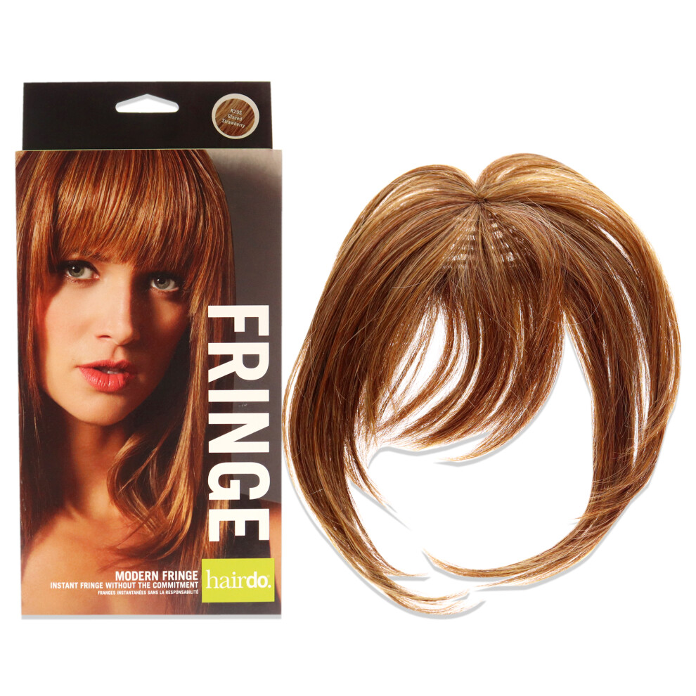 Penteado Modern Fringe Clip In Bang - R29s Glazed Strawberry By Hairdo For Women - 1 Pc Hair Extension