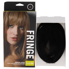 Clipe de franja moderno em Bang - R2 Ebony by penteado para mulheres - 1 PC Extens o de cabelo
