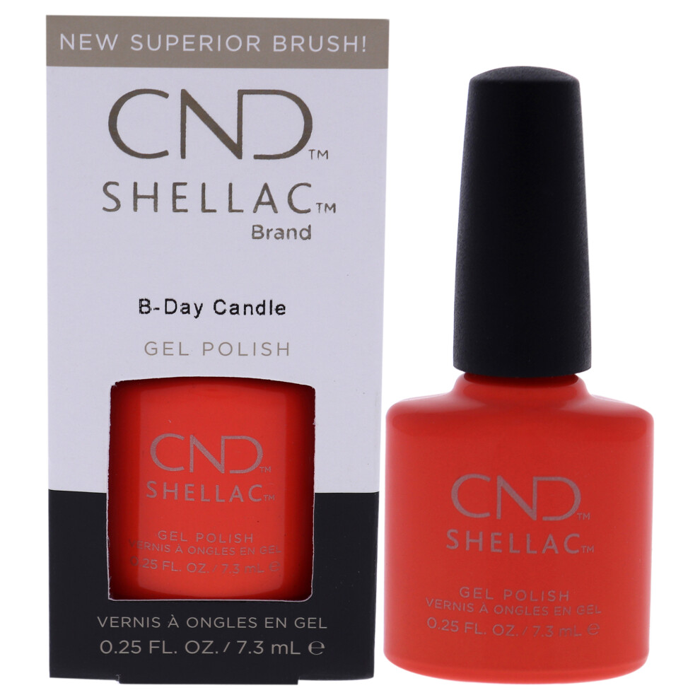 Shellac Nail Color - B-Day Candle by CND for Women - 0.25 oz Nail Poli