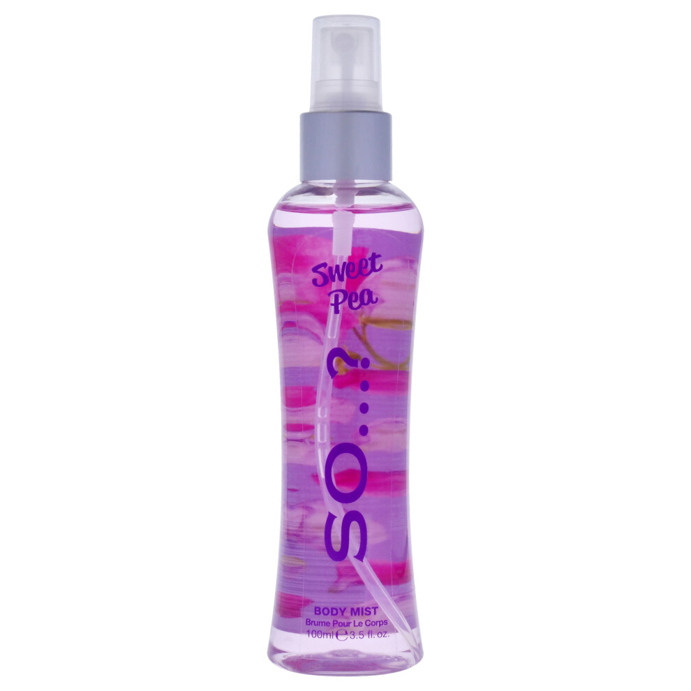 So? Sweet Pea Body Mist By For Women - 3.5 Oz Body Mist