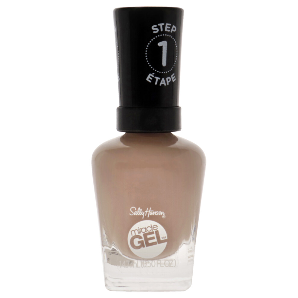 Photos - Nail Polish Sally Hansen Miracle Gel - 212 Mocha Me Crazy by for Women - 0.5 oz Na I0137970