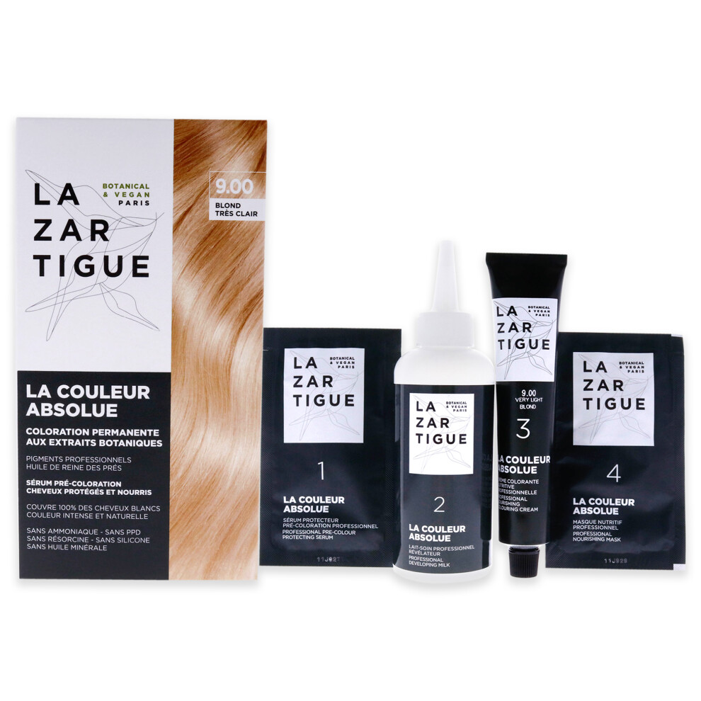 La Couleur Absolue Permanente Haarfarbe 9,00 Sehr Helles Blond Von Lazartigue F R Unisex 1 Anwendung Haarfarbe-image