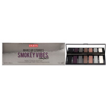 Pupa, Make Up Stories, Paletă de farduri de ochi, 002, Vibrații fumurii, 7 nuanțe, 13.3 g